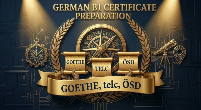 German B1 Certificate Preparation — Goethe · telc · ÖSD
