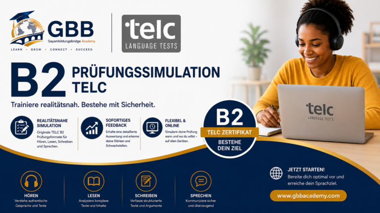 German B2 Certificate Preparation — TELC B2-Simulations